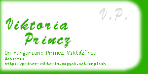 viktoria princz business card